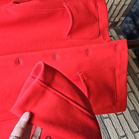 Croft & Barrow Ladies Jacket Sz L Red Button Up - Picture 3 of 11